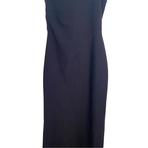 Cinq á sept long navy dress - Picture 9 of 16